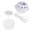 Compact White ABS Automatic Wave Dishwasher for Home Use, High Efficiency Mini Size 11.5x11.5cm 1