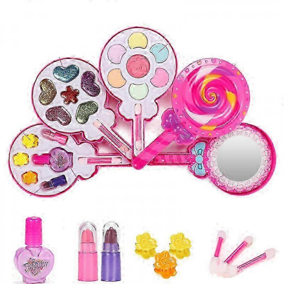2025 MIMIGO Kids Makeup Toy Set for Girls Age 3-6, Princess Dress-Up Role Play Birthday Gift, 417x9.5x7cm-image-OPC-PJYV5J7-NEW