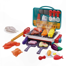 Interactive Kids BBQ Playset with Lights, Sounds & Color-Changing Features for Realistic Cooking Fun