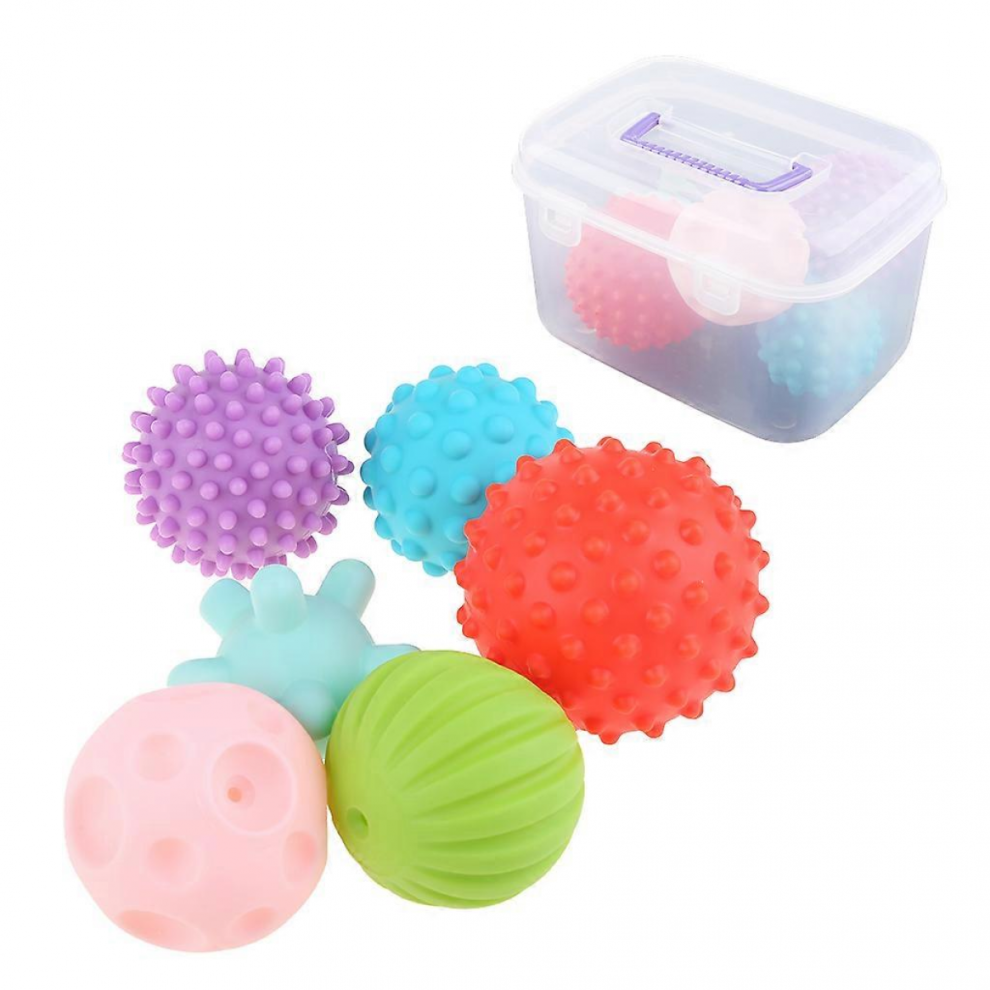 Textured Multi Ball Sensory Toy Set for Kids Early Education with Storage Box-image-OPC-PJYV6YY-NEW