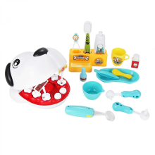 Kids Doctor Kit Pretend Play Pet Dentist Medical Toy with Tweezers Educational Doctor Toys for Toddlers Girls Boys