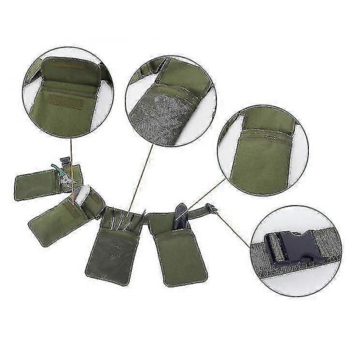 Adjustable Detachable Army Green Tool Belt Bag 2