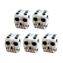 Skull Dice Casual Party Board Game Toy Role Tools As Shown