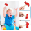 2 Pack Red Simulation Mallet Toy Pretend Play Educational Maintenance Tools for Kids 5