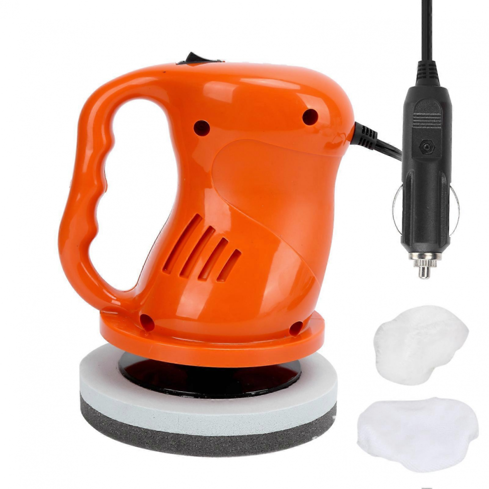 12V 40W Portable Car Polishing Waxing Machine Tool Set for Home Outdoor Orange-image-OPC-PJYV8XM-NEW