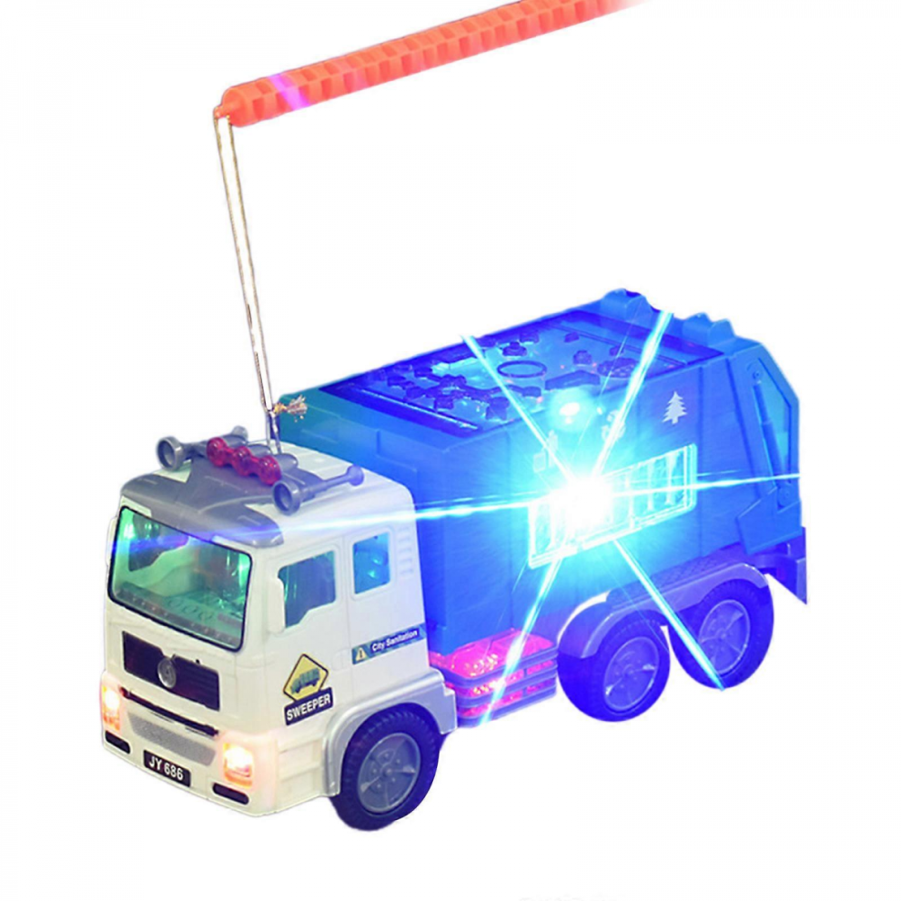 Educational Light Up Garbage Truck Toy with Realistic Sounds for Kids-image-OPC-PJYV97R-NEW