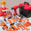 Kids Electric Toy Drill Pretend Play Construction Tool Set 4