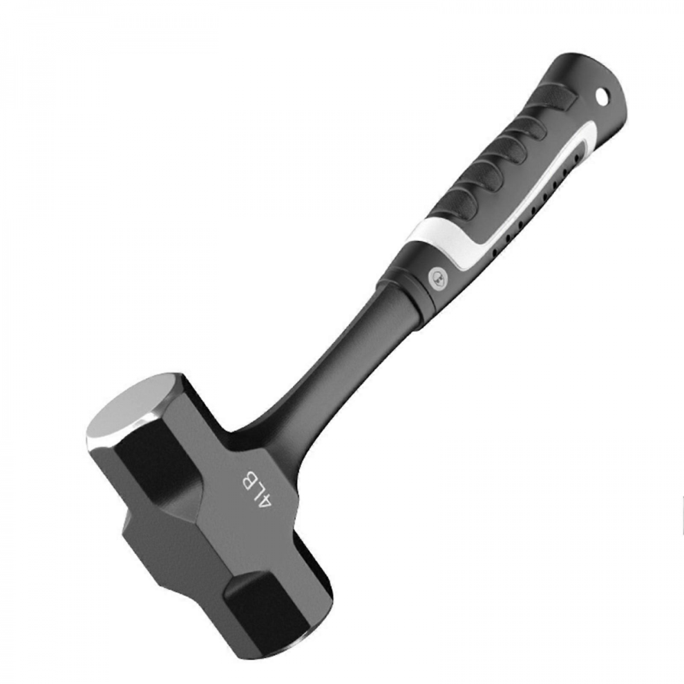 Durable 4LB Construction Sledge Hammer for Concrete Breaking, Professional Builders & DIY Enthusiasts Tool-image-OPC-PJYV9RS-NEW