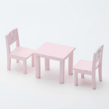 3Pcs Pink Kids Playroom Furniture Mini Chair Toy Set For Early Learning