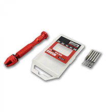 Aluminum Lightweight Double Bearing Steel Hand Drill for Plastic Model Modification Building Accessories MS091