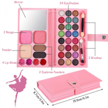 Kids Real Cosmetic Makeup Set with Washable Eyeshadow Lipstick Toy