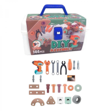 Creative Role Play Toolbox for Kids Aged 3+ with Tool Set Toy, B245X140X130mm