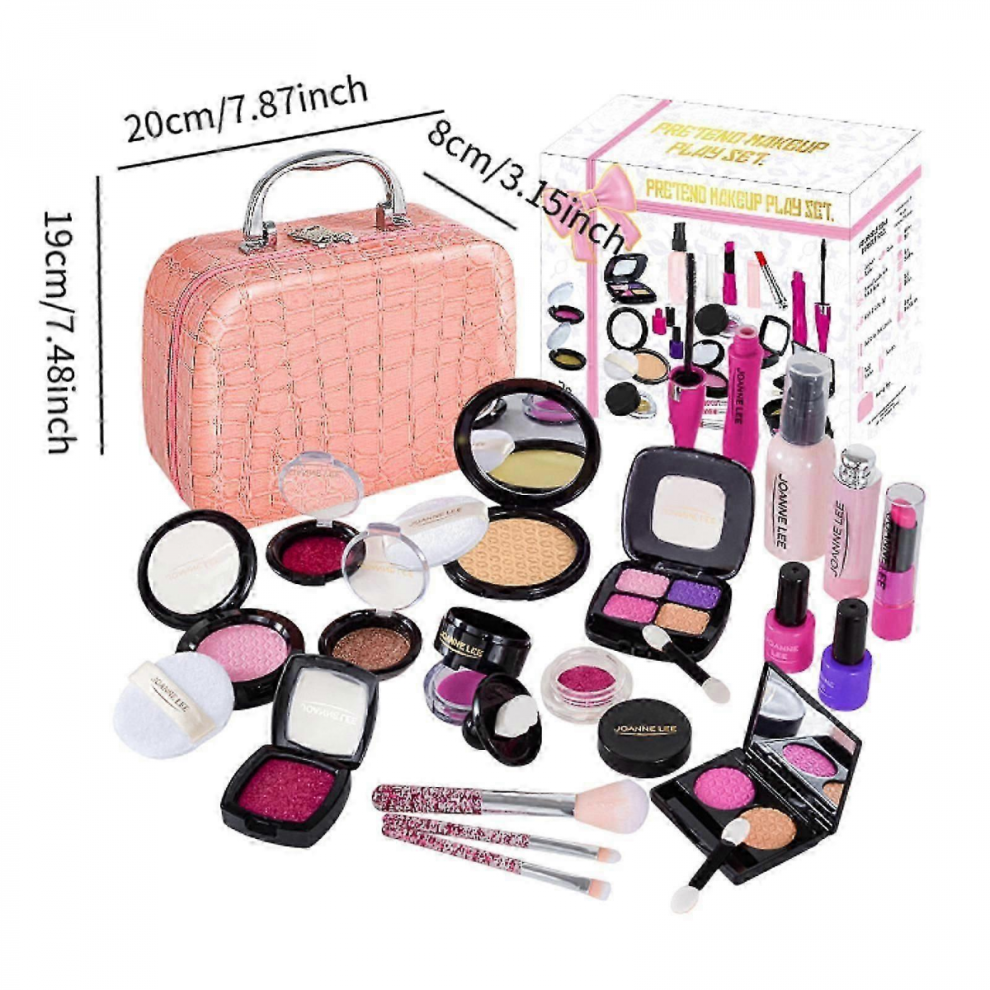 21-Piece Multicolor Girls Makeup Toy Kit for Birthday Party Gift Role Play-image-OPC-PJYVBMP-NEW