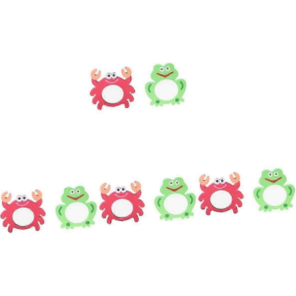 10 Pcs Creative Play Eva Cartoon Toy Mirror Shower Plaything Fun Educational Supplies for Kids 21X19.5CMx2pcs-image-OPC-PJYVBP2-NEW