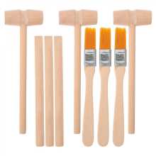 Kids Archaeology Digging Tools Set - 9 Pcs Excavation Hammer, Brush & Science Toys for Educational Activities, Assorted Color 14x4x2cm