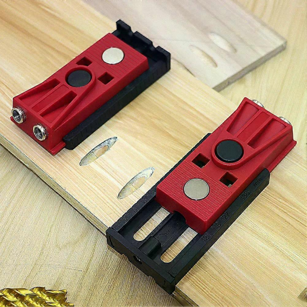 15 Degree Woodworking Oblique Drilling Locator Pocket Handle Punch Drill Carpenter Tool 7632237395227