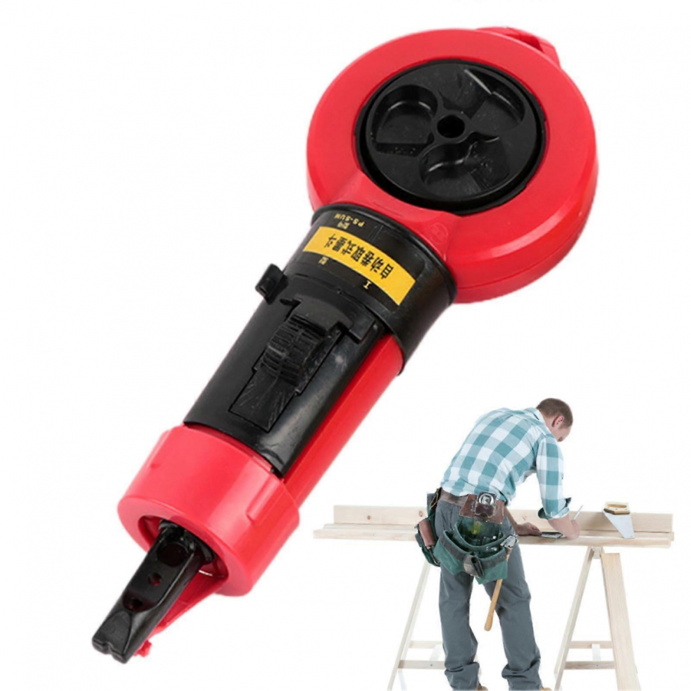 Self-Chalk Line Box Winding Tool For Efficient Woodworking And Construction Marking 7632237395845