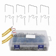 1400 Pcs Plastic Repair Staples for Automotive Body Bumper Fixing Tool Set