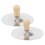 2pcs Silver Finger Cymbals, 9x9x4cm, Grip Design for Dance, Rhythm Development & Performance 4