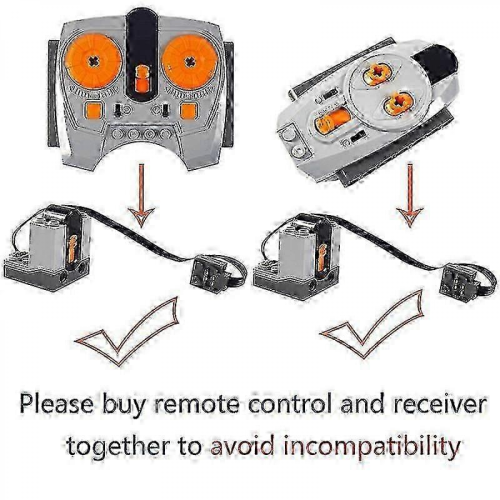 Multi-Power Function Servo Train Building Blocks for All Brands - Models 8293 8883V6 1