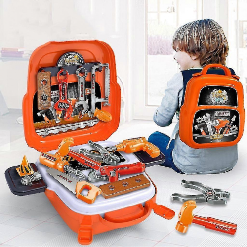 Kids Pretend Play Construction Tool Set for Toddlers 1