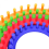 4-Size Round Knitting Loom DIY Kit Plastic Circle Creative Hat Sweater Yellow 29cm 4