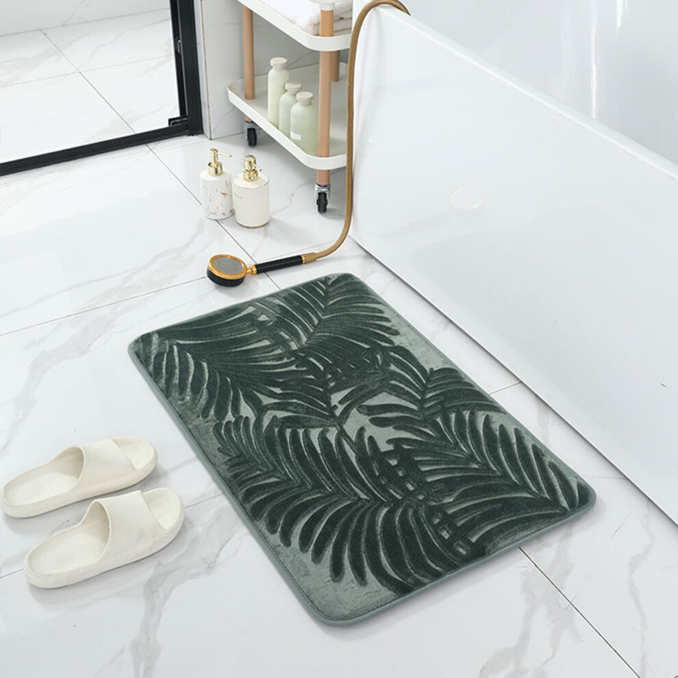 (Green) Entrance Mat Toilet Water Absorbent-image-OPC-PJYVCTS-NEW