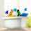 KADAX Kunststoffschüssel 20L, rundes Becken, Creme 5