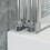 Living And Home (4-Panel) Folding Bath Shower Screen 5
