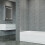 Living And Home 800x1400mm Tempered Glass Bath Shower Screen 3
