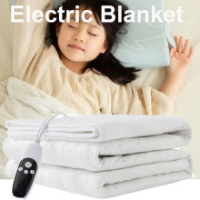 (Single(80x150cm)) Electric Blankets Pliable and Skin-friendly Heated Blanket With 9 Heat Settings