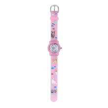 Kids Watch 3D Cute Cartoon Kitten Strap Waterproof