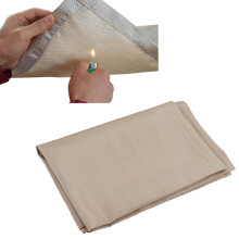 Feuerfeste Glasfaser-Feuerschutzmatte 100x80cm für Grillabende im Freien und Camping