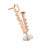 Brass Miniature Saxophone Mini Saxophone Model 4