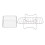 Fryer Rack Grill Dehydrator Rack for Dual Basket 10