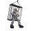Halloween Scary Skull Cage Prisoner Glowing Eyes 7