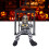 Halloween Scary Skull Cage Prisoner Glowing Eyes 12