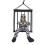 Halloween Scary Skull Cage Prisoner Glowing Eyes 1