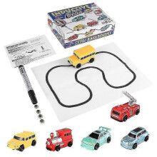 Enlighten Magic Pen Induktives Auto Kinderzug Panzer Spielzeugauto Linien ziehen Induktionsschiene Straßenbahn
