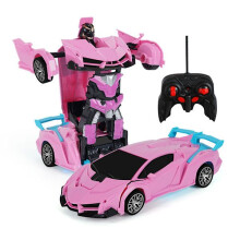 Radio Controlled Car, Transformer Car Robot RC Cars for Kids Boys Girls Gift, 2.4g 1:18 Scale Racing