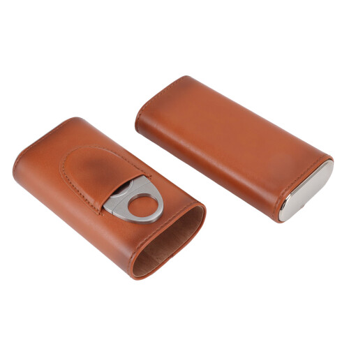 3 Finger Cigar Case Iron Cover Portable Soft 1