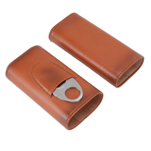 3 Finger Cigar Case Iron Cover Portable Soft