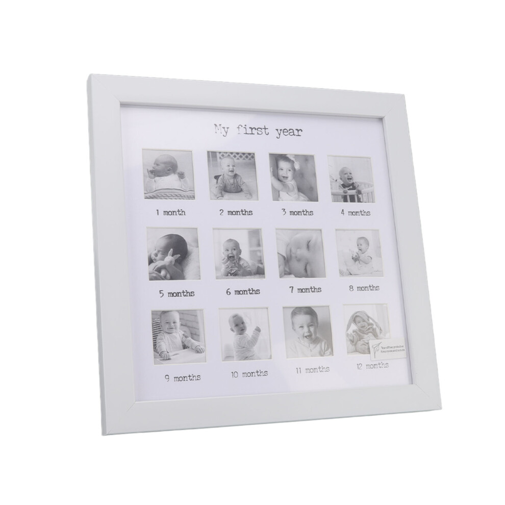 Baby First Year Photo Frame 12 Months Newborn