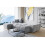GABA LONDON L-Shaped Universal Corner Sofa Grey Matt Velvet 3