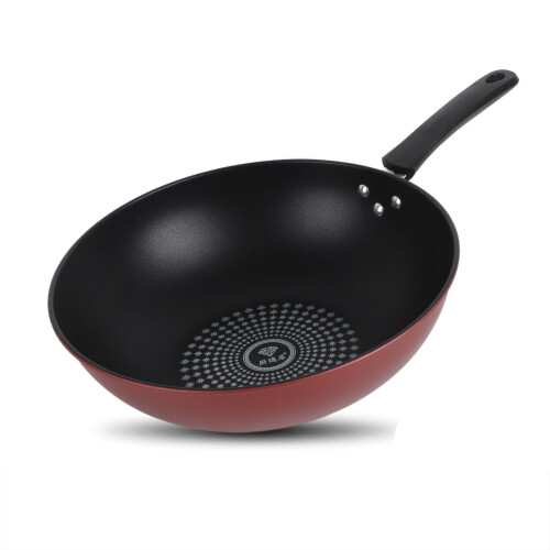 Frying Pan Flat Bottom Cooking Wok Cast Iron