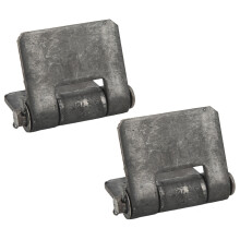Schwerlast-Stahlanschlagsscharniere 106 mm x 75 mm - Schweißbar, Keine Befestigungen