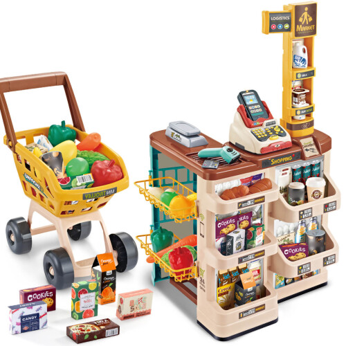 Simulation Supermarket Toys Puzzle Educational 2