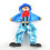 Funny Colorful Pull String Puppet Vintage Clown 1
