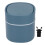 Mini Desktop Trash Can 14x13cm Blue | ABS & PP Debris Bin 2