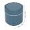 Mini Desktop Trash Can 14x13cm Blue | ABS & PP Debris Bin 4